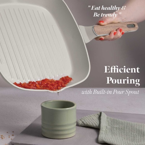 PATELNIA GRILLOWA TYTANOWA 28cm BERLINGER HAUS BH-8316 SAHARA NORDIC