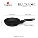PATELNIA TYTANOWA 20cm BERLINGER HAUS BH-8345 BLACK ROSE