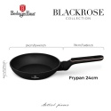 PATELNIA TYTANOWA 28cm BERLINGER HAUS BH-8347 BLACK ROSE
