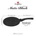 PATELNIA TYTANOWA 26cm DO PLACUSZKÓW EMOJI BERLINGER HAUS BH-7791 MATTE BLACK