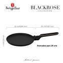 PATELNIA TYTANOWA DO NALEŚNIKÓW 25cm BERLINGER HAUS BH-8348 BLACK ROSE