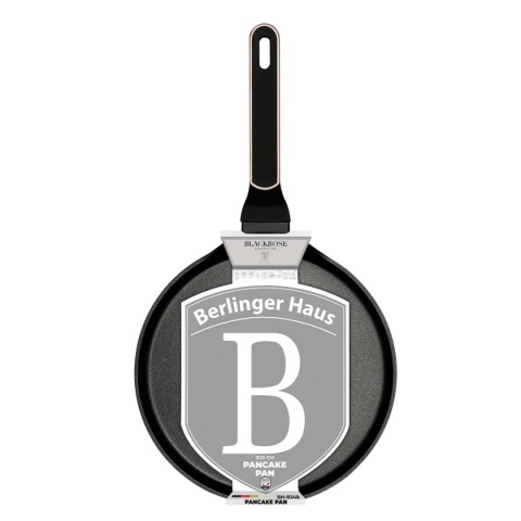 PATELNIA TYTANOWA DO NALEŚNIKÓW 25cm BERLINGER HAUS BH-8348 BLACK ROSE