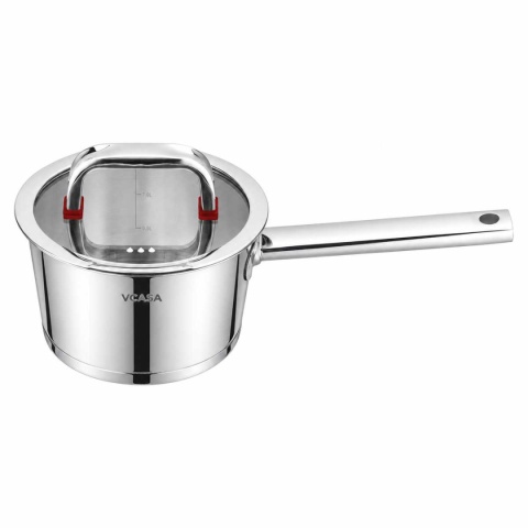 RONDEL STALOWY Z POKRYWĄ 16cm 1,6L VCASA VC-90101 SIERRA