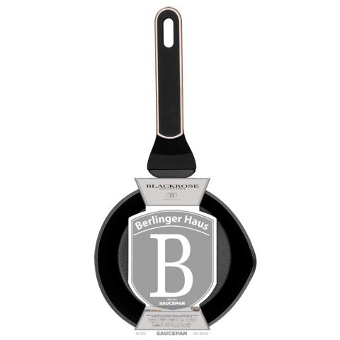 RONDELEK TYTANOWY 16cm BERLINGER HAUS BH-8349 BLACK ROSE