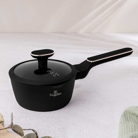 RONDELEK TYTANOWY 16cm Z POKRYWĄ BERLINGER HAUS BH-8350 BLACK ROSE