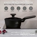 RONDELEK TYTANOWY 16cm Z POKRYWĄ BERLINGER HAUS BH-8350 BLACK ROSE