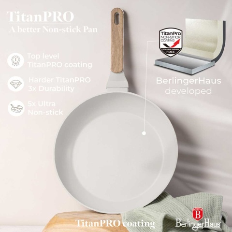 ZESTAW 3 PATELNI TYTANOWYCH BERLINGER HAUS BH-8322 SAHARA NORDIC