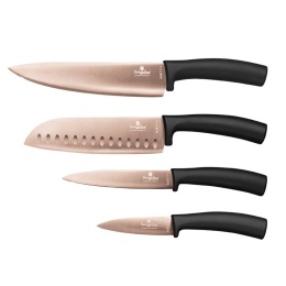 ZESTAW 4 NOŻY KUCHENNYCH BERLINGER HAUS BH-2385 BLACK ROSE