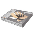 ZESTAW 5 NOŻY KUCHENNYCH Z DESKĄ BERLINGER HAUS BH-2963 BLACK ROSE