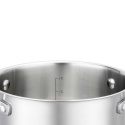 GARNEK STALOWY Z POKRYWĄ 18cm 2.6L VCASA VC-901113 AMARA