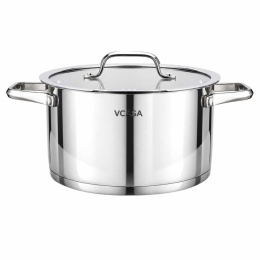 GARNEK STALOWY Z POKRYWĄ 20cm 3.4L VCASA VC-901114 AMARA