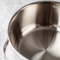 GARNEK STALOWY Z POKRYWĄ 24cm 5.8L VCASA VC-90125 VELORA
