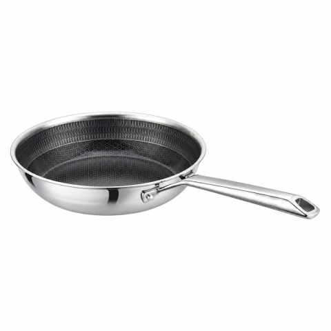 PATELNIA STALOWA 24cm VCASA VC-90155 VELORA Z POWŁOKĄ CERAMICZNĄ