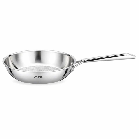 PATELNIA STALOWA 24cm VCASA VC-90152 VELORA TRI-PLY