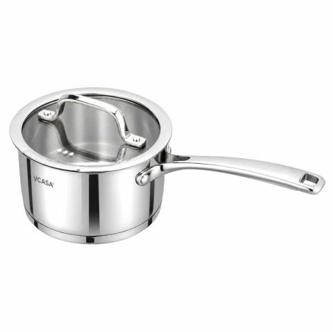 RONDEL STALOWY Z POKRYWĄ 16cm 1,6L VCASA VC-90111 AMARA