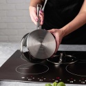RONDEL STALOWY Z POKRYWĄ 16cm 1,6L VCASA VC-90111 AMARA