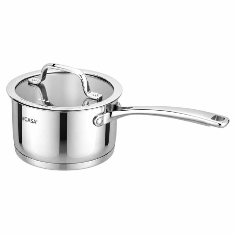 RONDEL STALOWY Z POKRYWĄ 16cm 1,6L VCASA VC-90111 AMARA