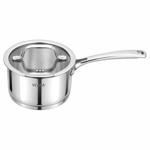 RONDEL STALOWY Z POKRYWĄ 16cm 1,6L VCASA VC-90111 AMARA